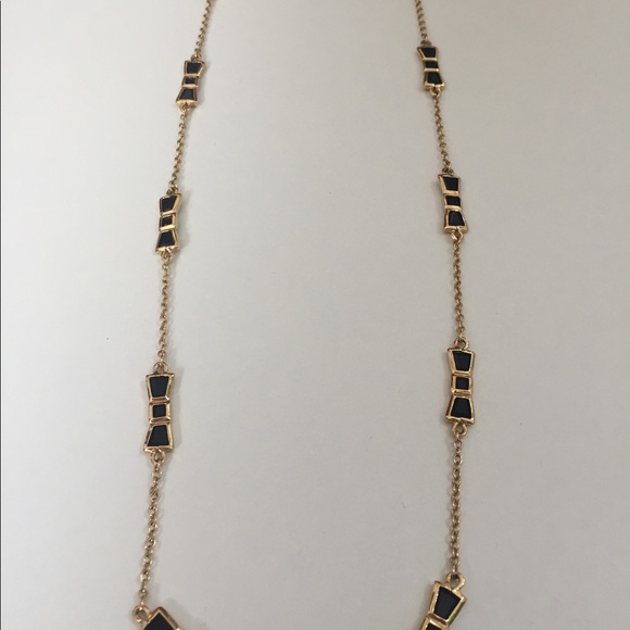 Kate Spade Black and Gold Bow Necklace - Picture 5 of 8